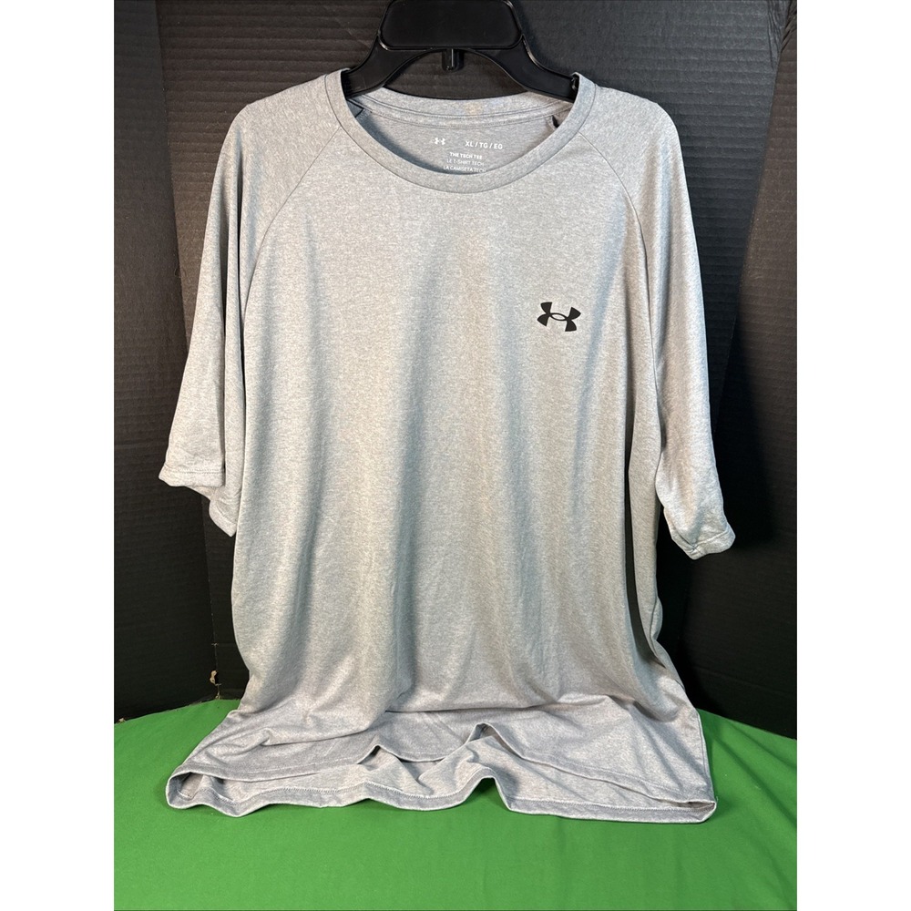 NWT Under Armour Men's Active Tech 2.0 Short Sleeve Tee Size XXL Light Grey